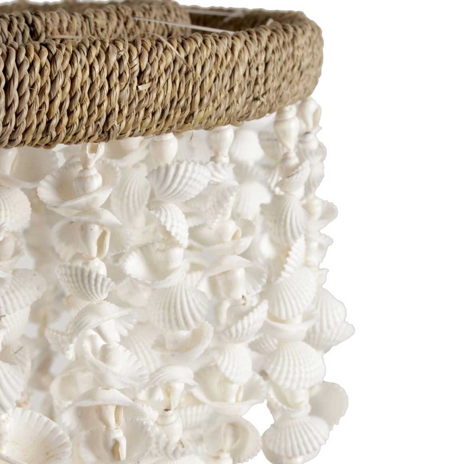 lampenschirm detail muschel boho