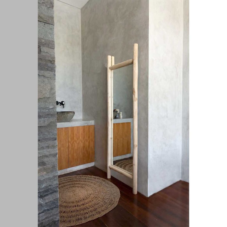 Großer Spiegel Wandspiegel Badezimmer Standspiegel Holz eckig Soulbirdee Onlineshop