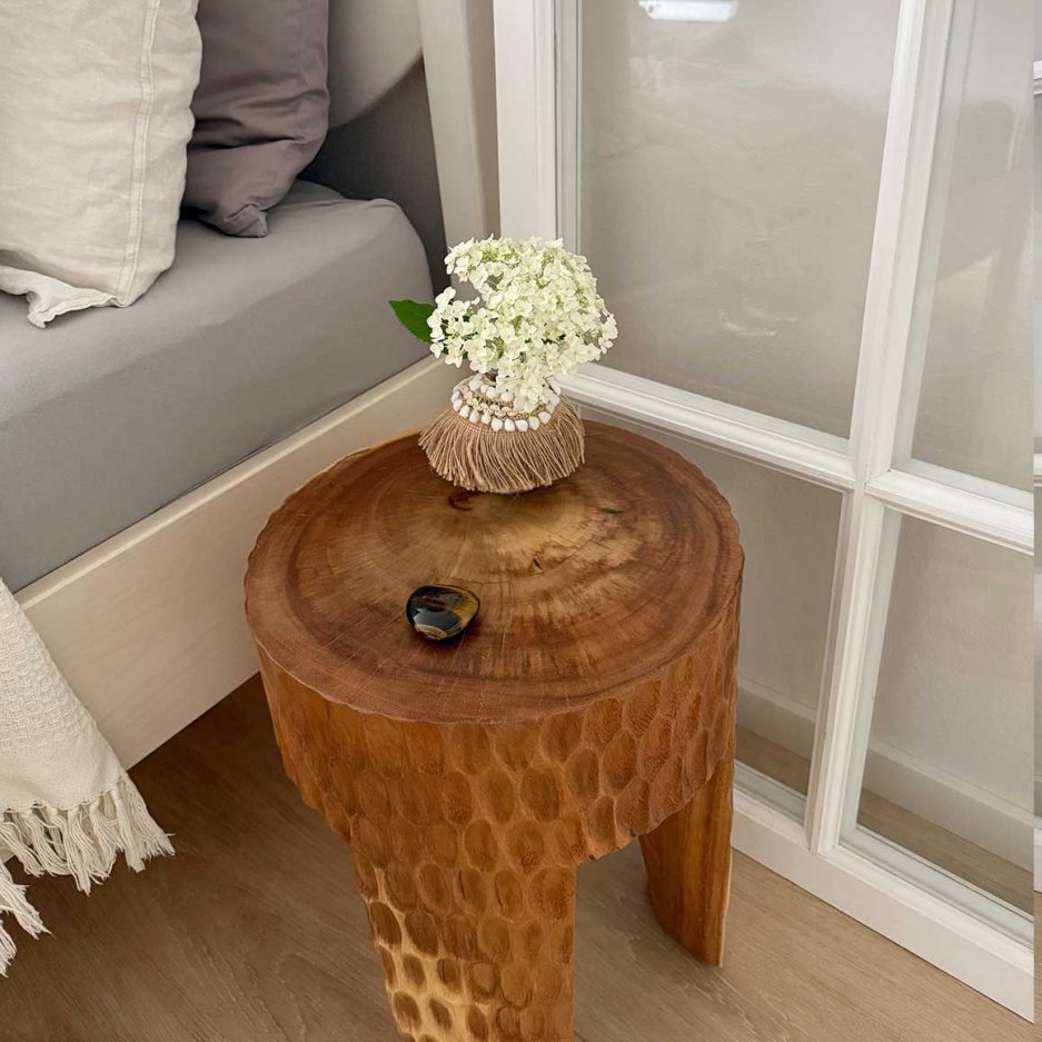 beistelltisch holz schlafzimmer tisch hocker paramo soulbirdee onlineshop