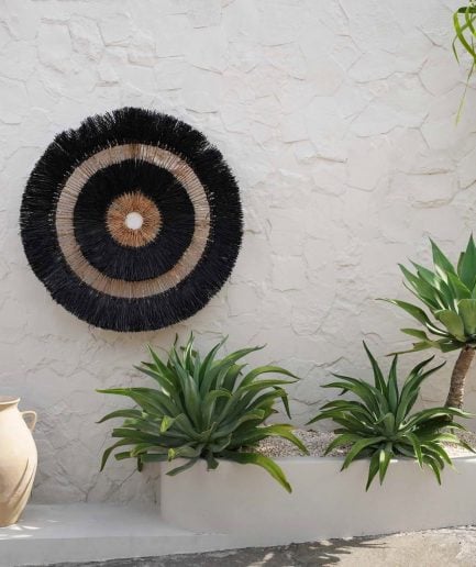 wanddeko boho style rund schwarz soulbirdee onlineshop