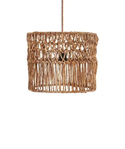 Lampenschirm für Pendelleuchte Takuhanki Handgefertigt Bananenblätter Boho-Design für gemütliche Beleuchtung Zuhause Soulbirdee Onlineshop