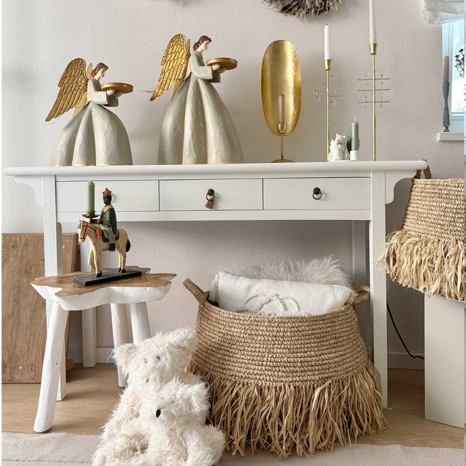 Weihnachtsdeko Engel Kerzenständer Deko Weihnachtsengel Vintage Boho Soulbirdee Onlineshop