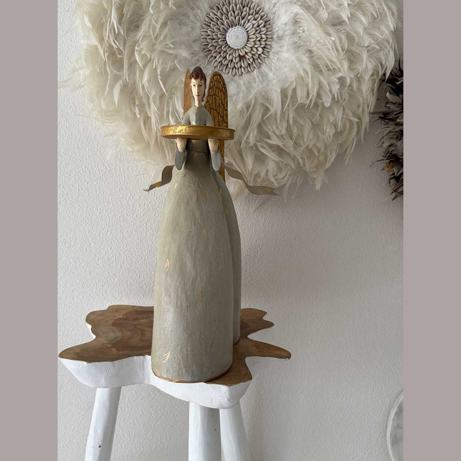 engelfiguren engel gesicht schmal meander vintage advent landhaus deko soulbirdee shop