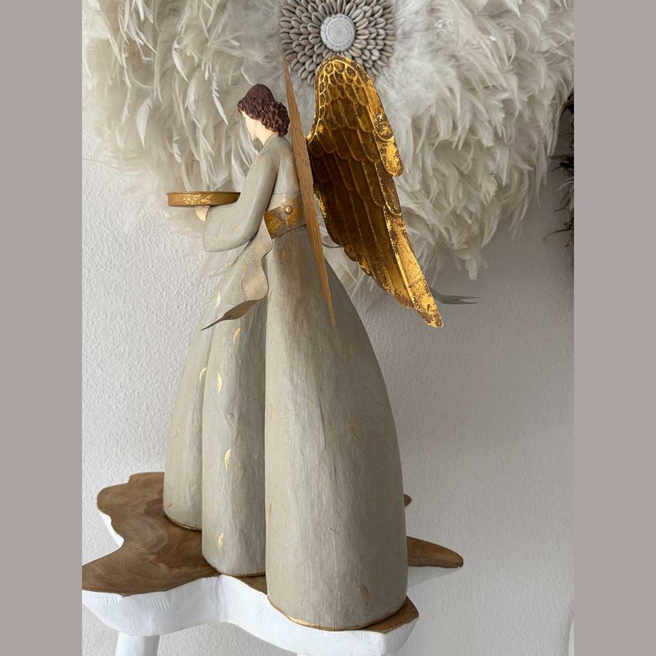 engelfiguren engel hinten gold schmal meander vintage landhaus deko soulbirdee shop