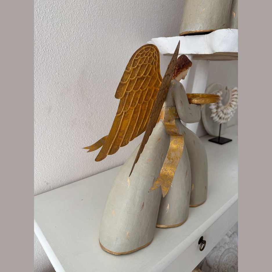 engelfiguren engel meander schutzengel schmal vintage landhaus deko soulbirdee onlineshop