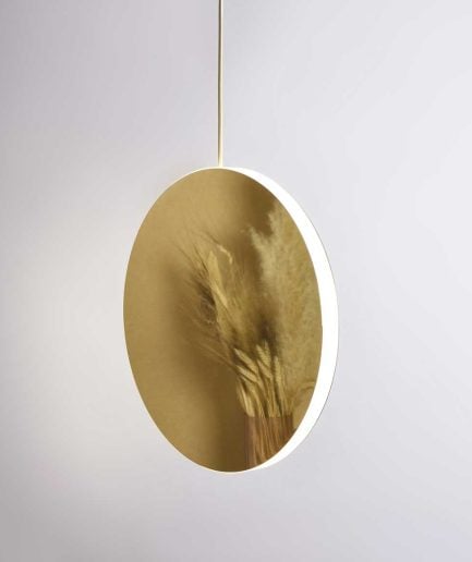 Pendelleuchte Gold Hängelampe MYRA Luxuriöses Design lampe aus Paris leuchte LED dimmbar Baccaris