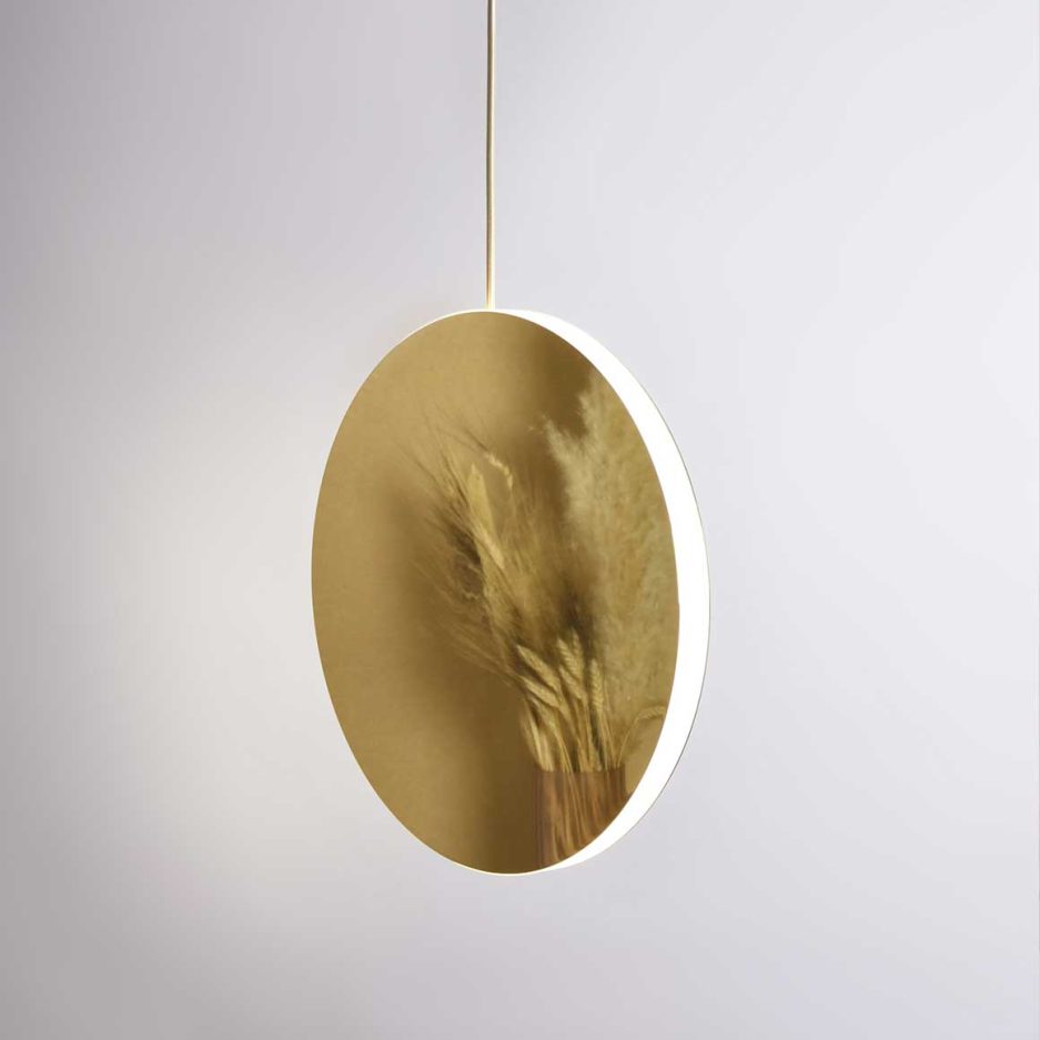 Pendelleuchte Gold Hängelampe MYRA Luxuriöses Design lampe aus Paris leuchte LED dimmbar Baccaris